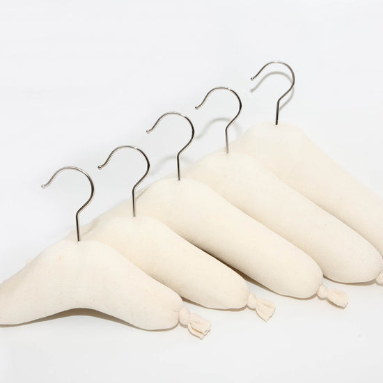 Padded Hangers for Closets Museums Historical Societies Vintage Collections Heirlooms Antiques Knitwear Sweaters Formalwear Wedding Dress Prom Dress Suit Jackets Blazers Closet Organization Preservation and Museum Quality Handmade to Save your Clothes