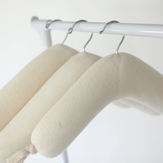 Padded Hangers for Closets Museums Historical Societies Vintage Collections Heirlooms Antiques Knitwear Sweaters Formalwear Wedding Dress Prom Dress Suit Jackets Blazers Closet Organization Preservation and Museum Quality Handmade to Save your Clothes