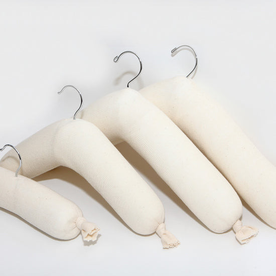 Padded Hangers for Closets Museums Historical Societies Vintage Collections Heirlooms Antiques Knitwear Sweaters Formalwear Wedding Dress Prom Dress Suit Jackets Blazers Closet Organization Preservation and Museum Quality Handmade to Save your Clothes