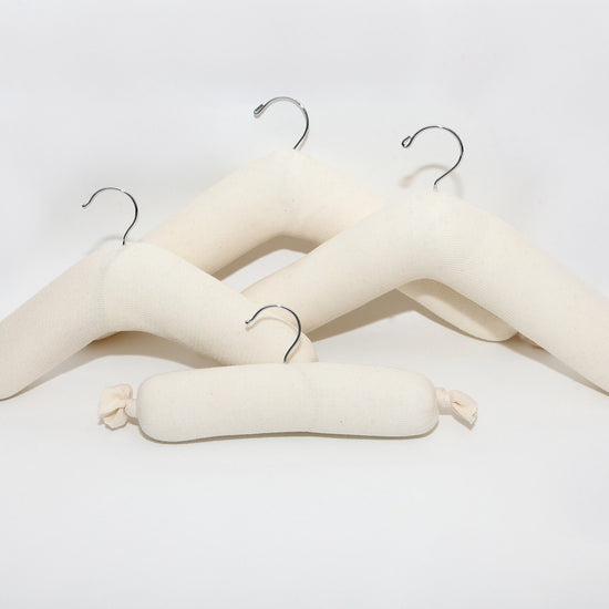 Padded Hangers for Closets Museums Historical Societies Vintage Collections Heirlooms Antiques Knitwear Sweaters Formalwear Wedding Dress Prom Dress Suit Jackets Blazers Closet Organization Preservation and Museum Quality Handmade to Save your Clothes