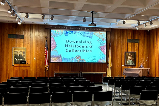Exhibitsmith Downsizing Heirlooms and Collectibles Program at a New Jersey Library