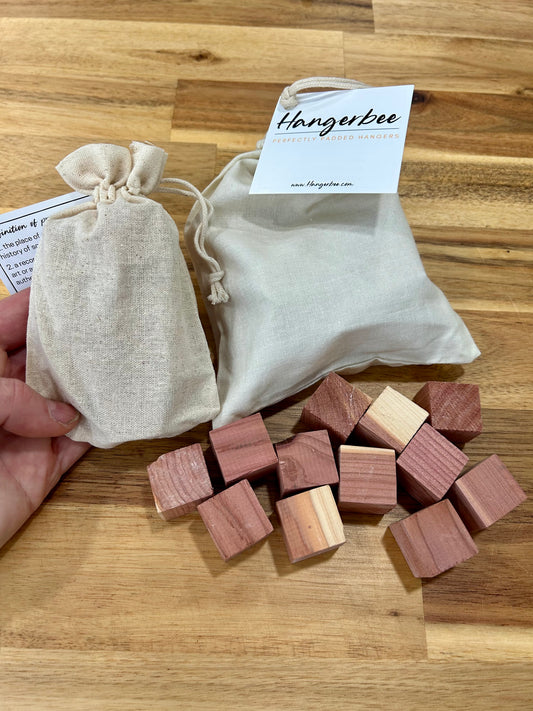 Aromatic Cedar Sachet for Closets - Two Sizes