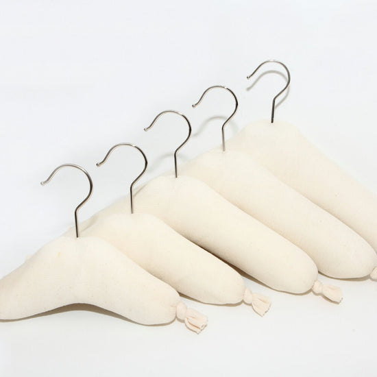 Padded Hangers for Closets Museums Historical Societies Vintage Collections Heirlooms Antiques Knitwear Sweaters Formalwear Wedding Dress Prom Dress Suit Jackets Blazers Closet Organization Preservation and Museum Quality Handmade to Save your Clothes