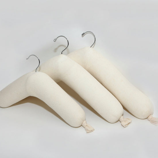 Padded Hangers for Closets Museums Historical Societies Vintage Collections Heirlooms Antiques Knitwear Sweaters Formalwear Wedding Dress Prom Dress Suit Jackets Blazers Closet Organization Preservation and Museum Quality Handmade to Save your Clothes