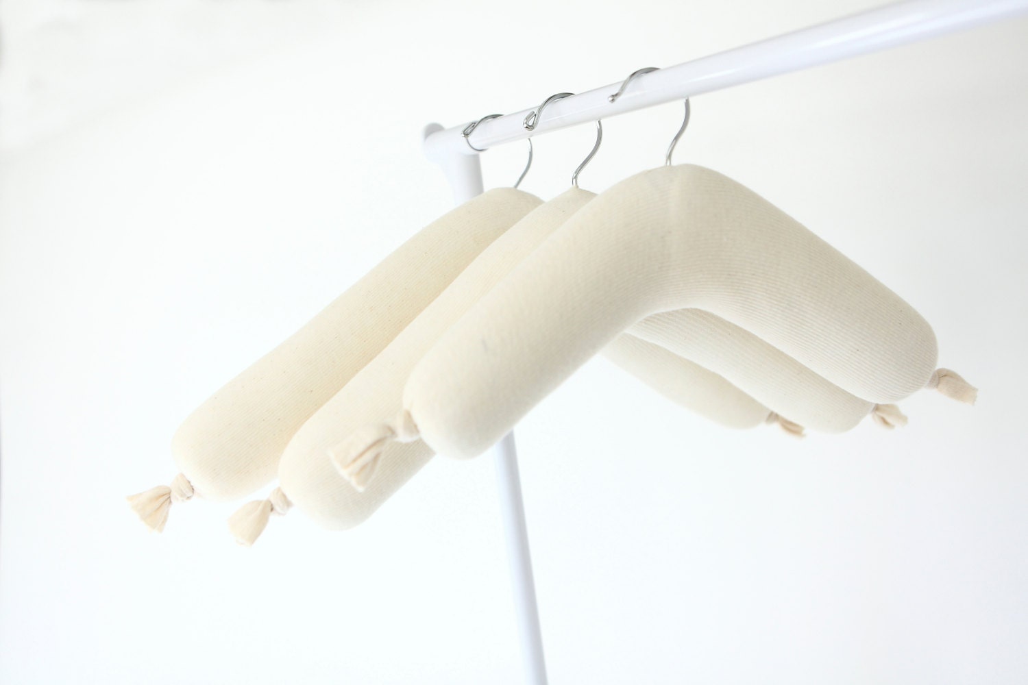Padded Hangers for Closets Museums Historical Societies Vintage Collections Heirlooms Antiques Knitwear Sweaters Formalwear Wedding Dress Prom Dress Suit Jackets Blazers Closet Organization Preservation and Museum Quality Handmade to Save your Clothes