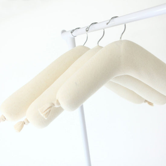 Padded Hangers for Closets Museums Historical Societies Vintage Collections Heirlooms Antiques Knitwear Sweaters Formalwear Wedding Dress Prom Dress Suit Jackets Blazers Closet Organization Preservation and Museum Quality Handmade to Save your Clothes